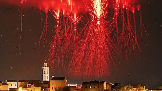 Rare Red Sprites Photographed Over Storms Off Spain's Coastline