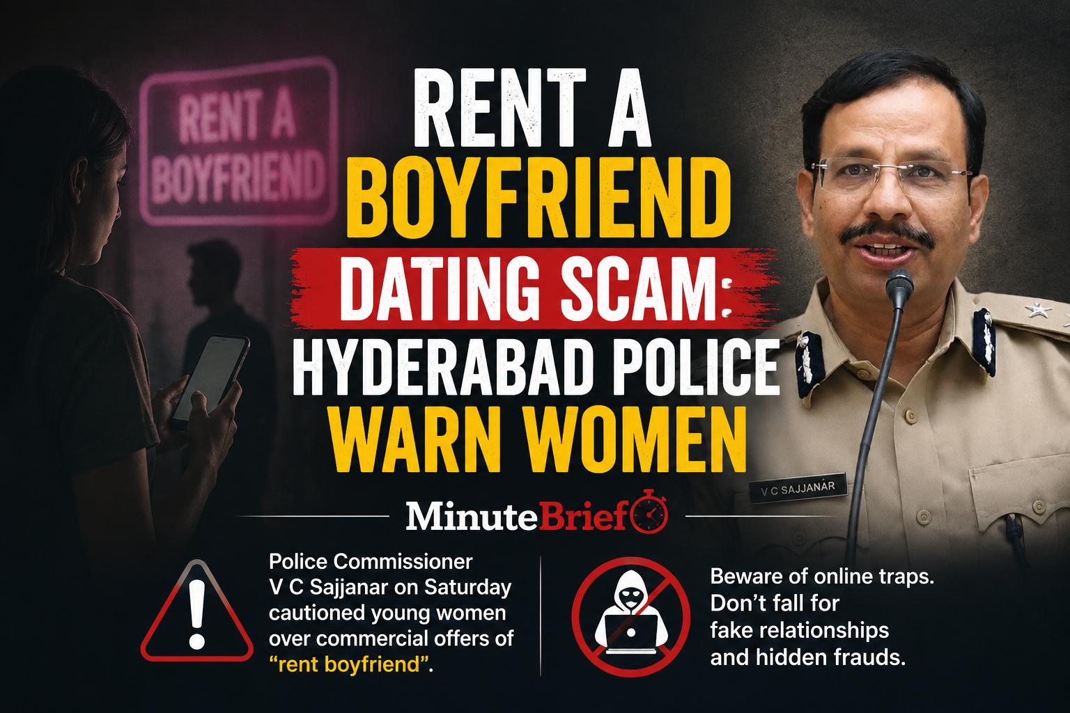 Rent a Boyfriend Dating Scam: Hyderabad Police warn women