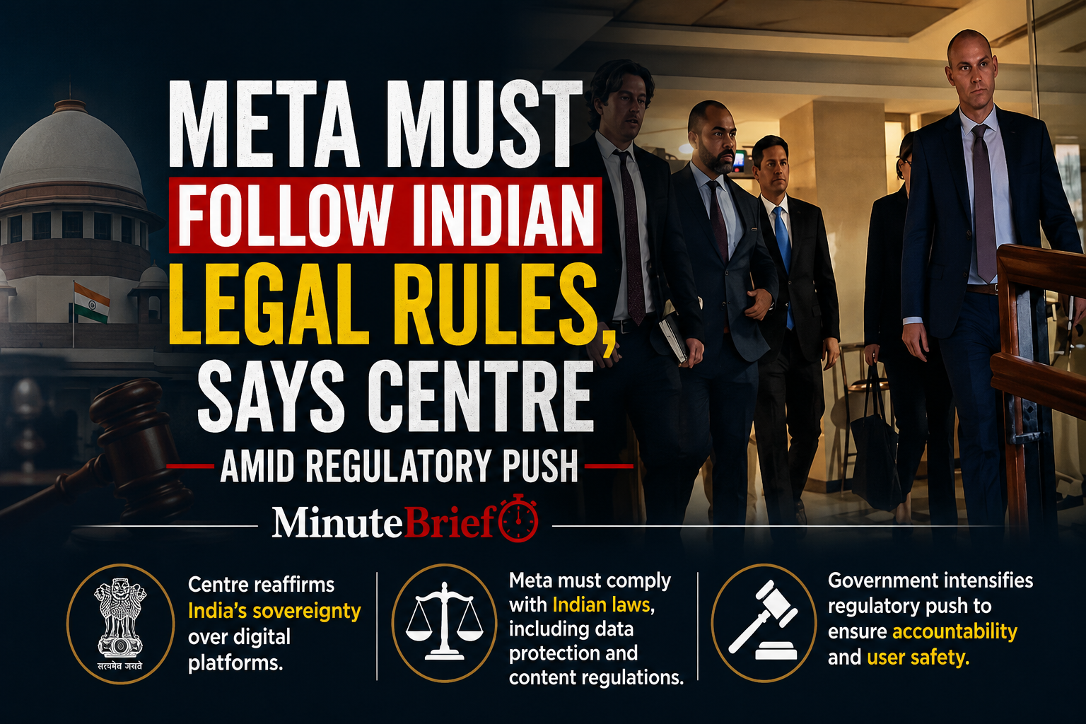 Meta must follow Indian legal rules, says Centre amid regulatory push