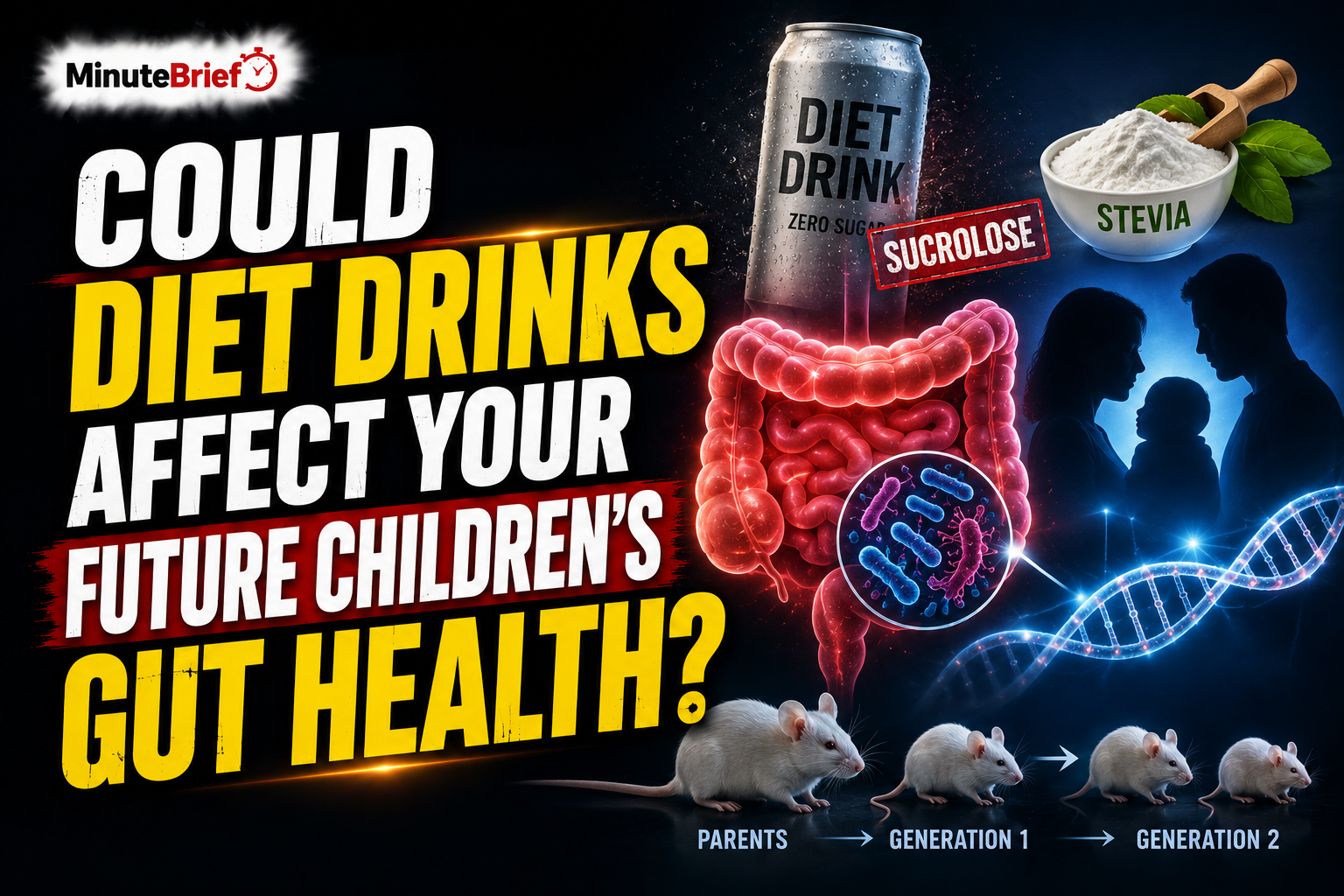 Could Diet Drinks Affect Your Future Children’s Gut Health?