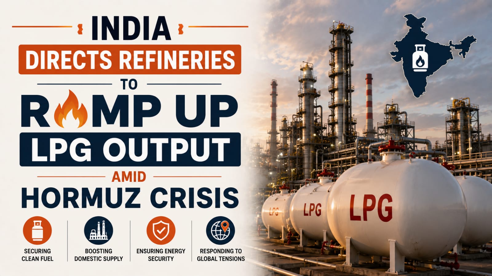 India Orders Refineries to Boost LPG Production Amid Hormuz Crisis