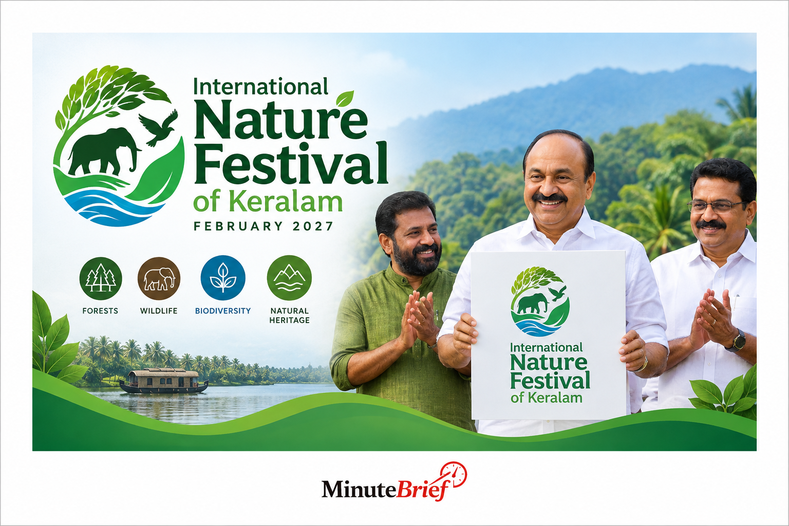 Keralam CM launches logo for nature festival