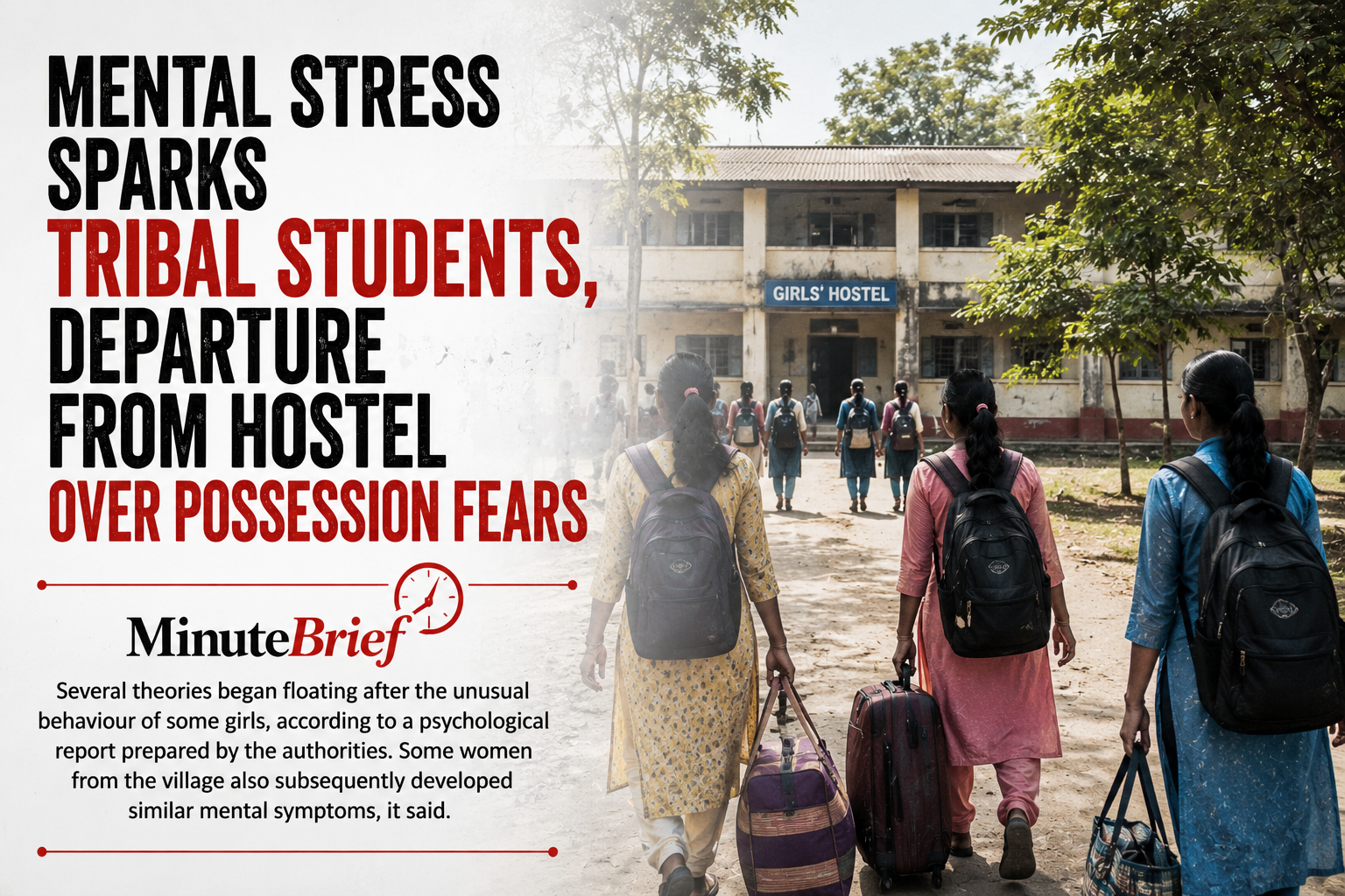 Mental Health Concerns Rises as 600 Students Leave Maharashtra Hostel Amidst Possession Fears