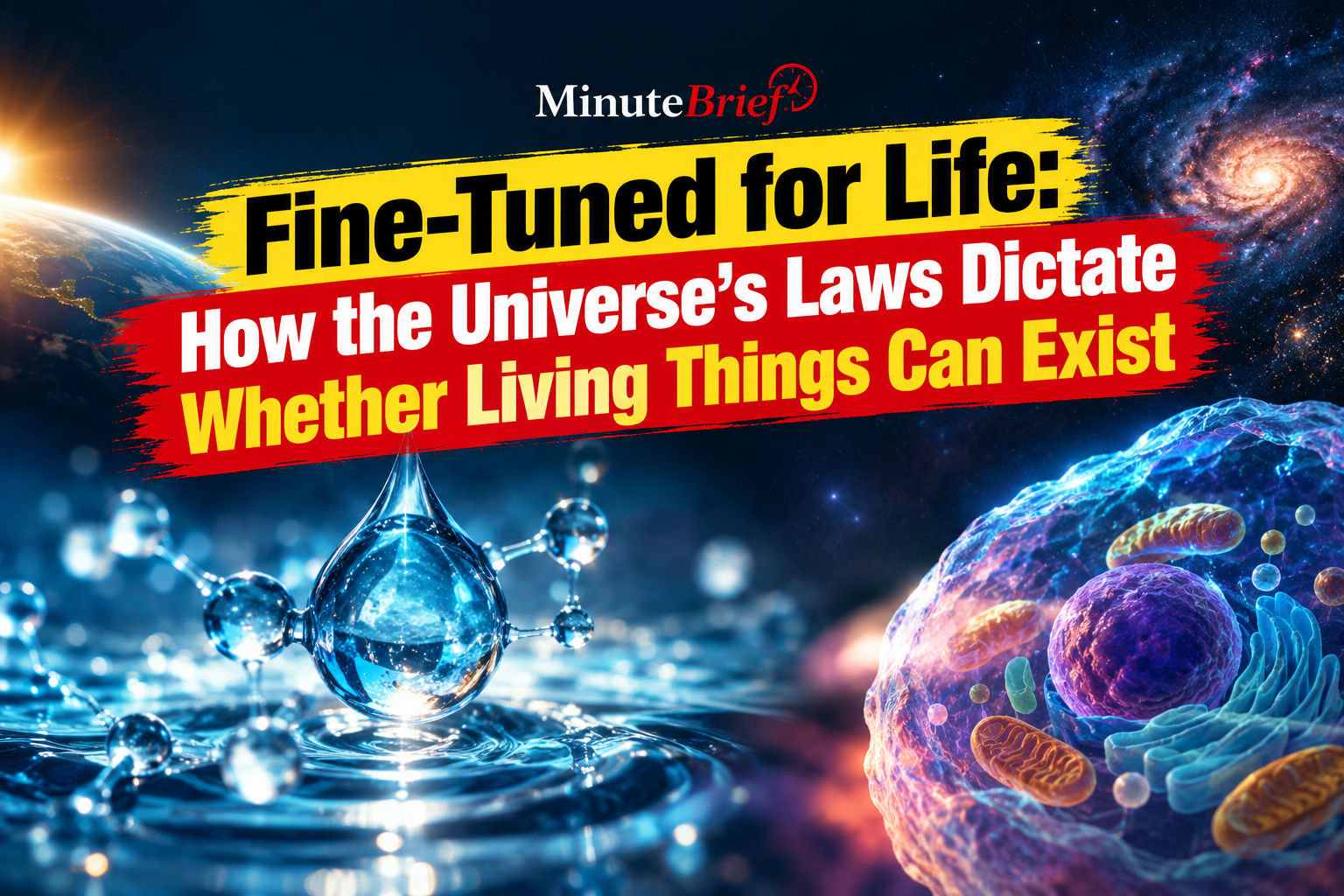 Fine-Tuned for Life: How the Universe's Laws Dictate Whether Living Things Can Exist