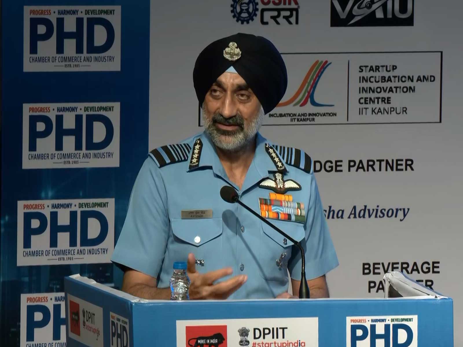 IAF Chief Urges 100% Domestic Drone Production