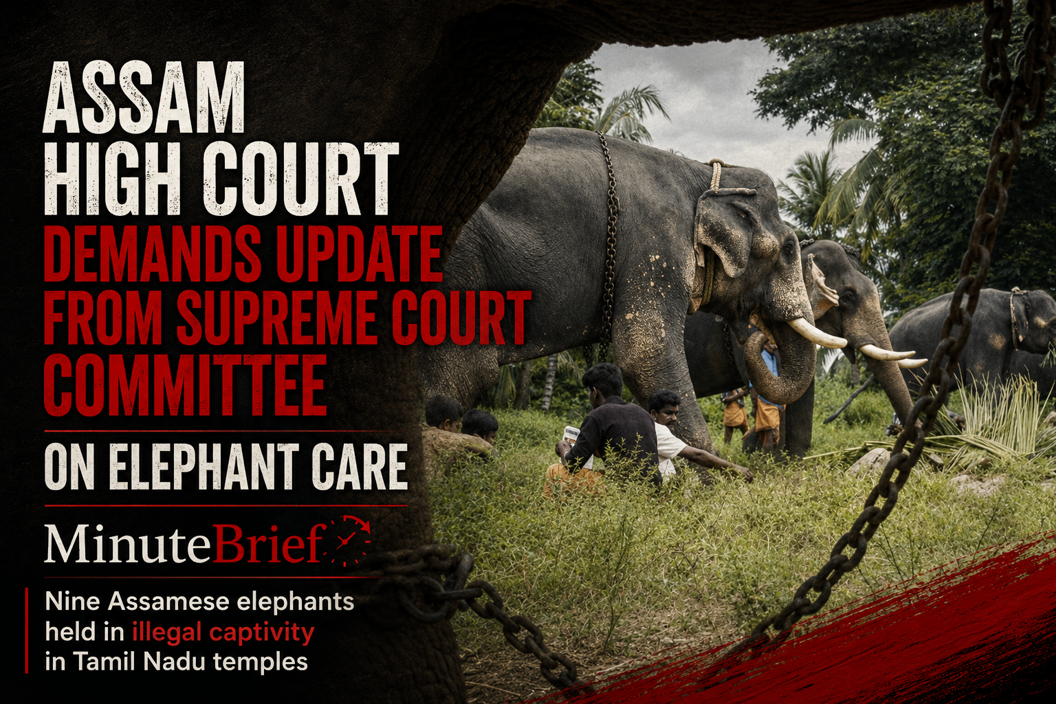 Assam High Court Demands Update from Supreme Court Committee on Elephant Care