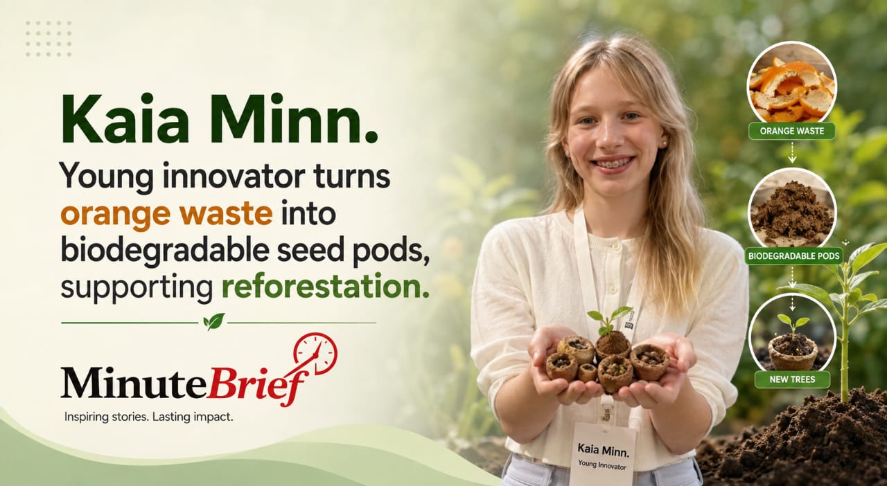 Biodegradable Seed Pods from Orange Peels: A New Way to Support Environmental Reforestation Projects