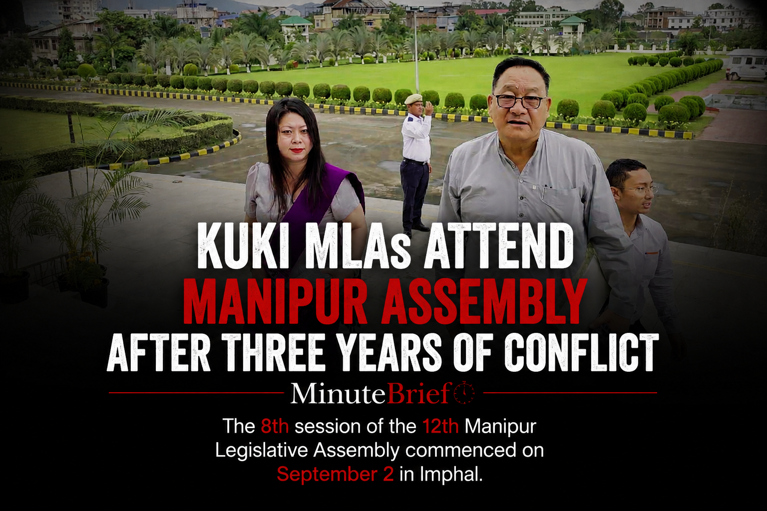 Kuki MLAs attend Manipur Assembly after three years of conflict