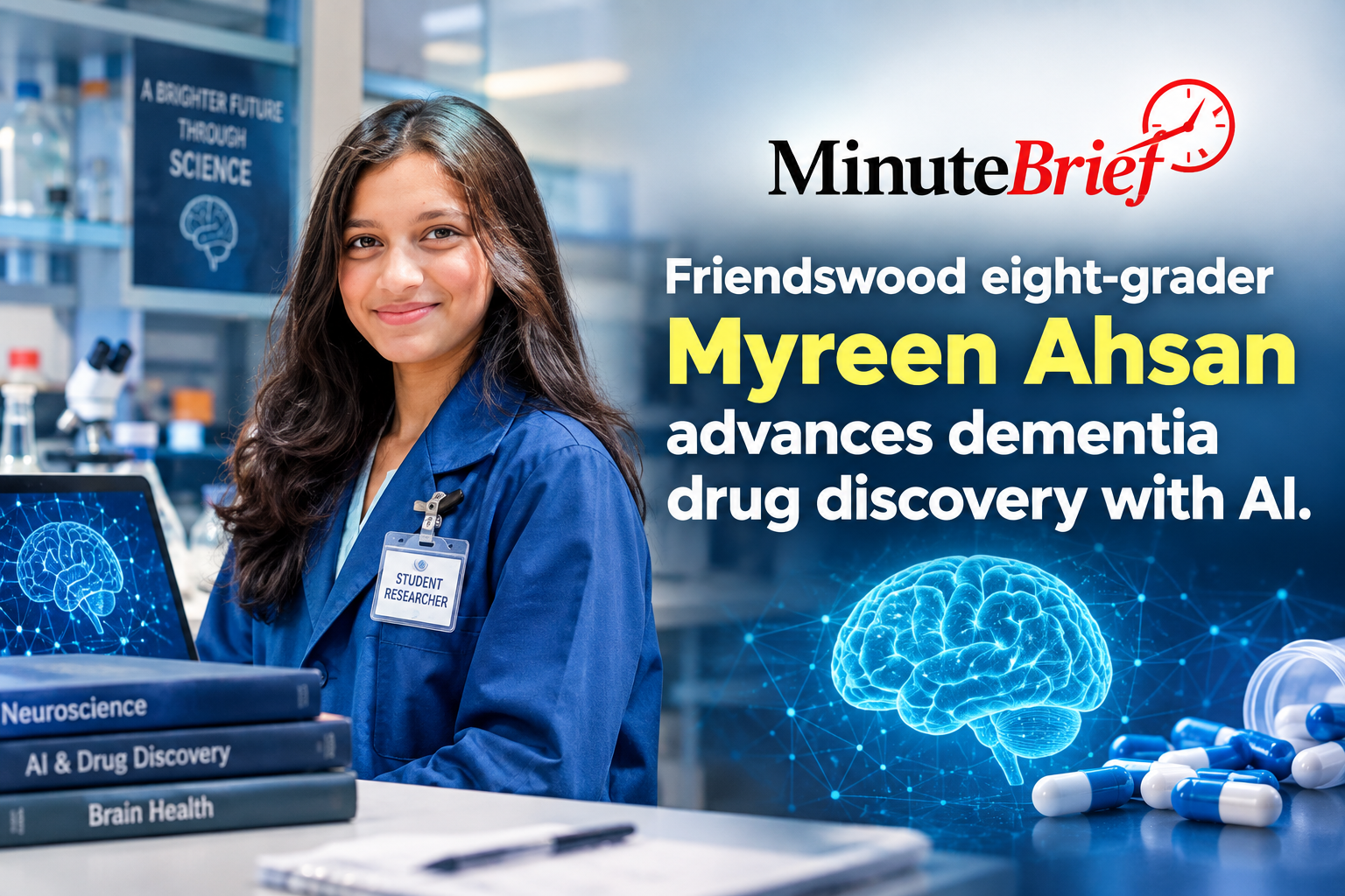 Young Researcher from Friendswood Uses AI to Accelerate Frontotemporal Dementia Drug Discovery