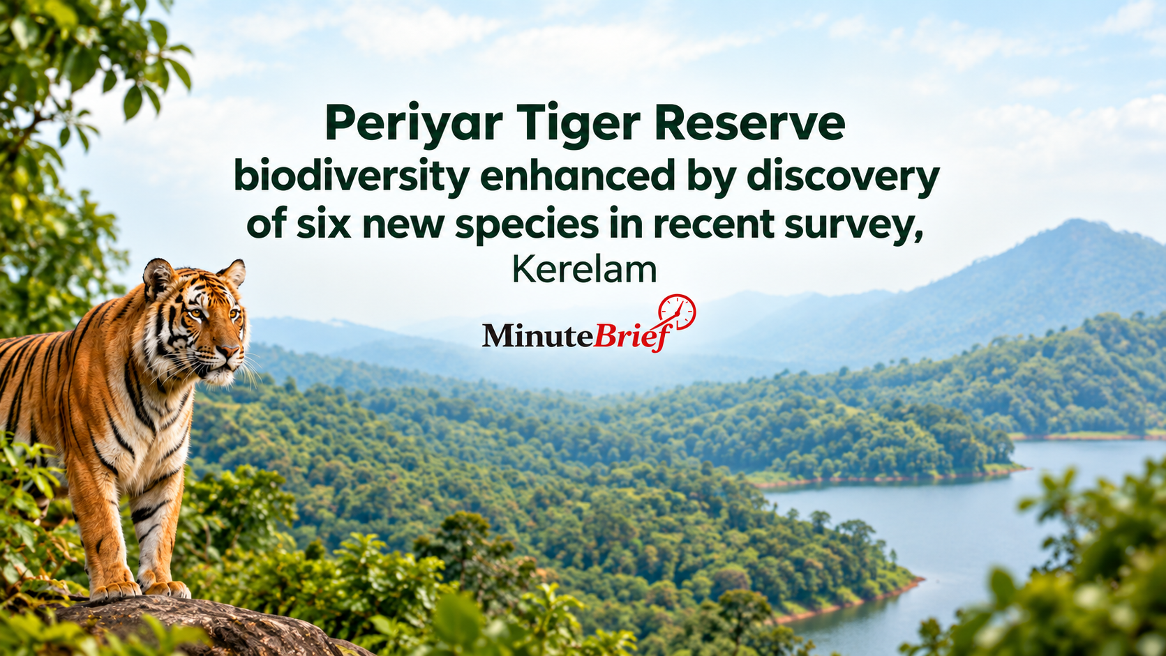 Six New Species Discovered in Periyar Tiger Reserve Survey