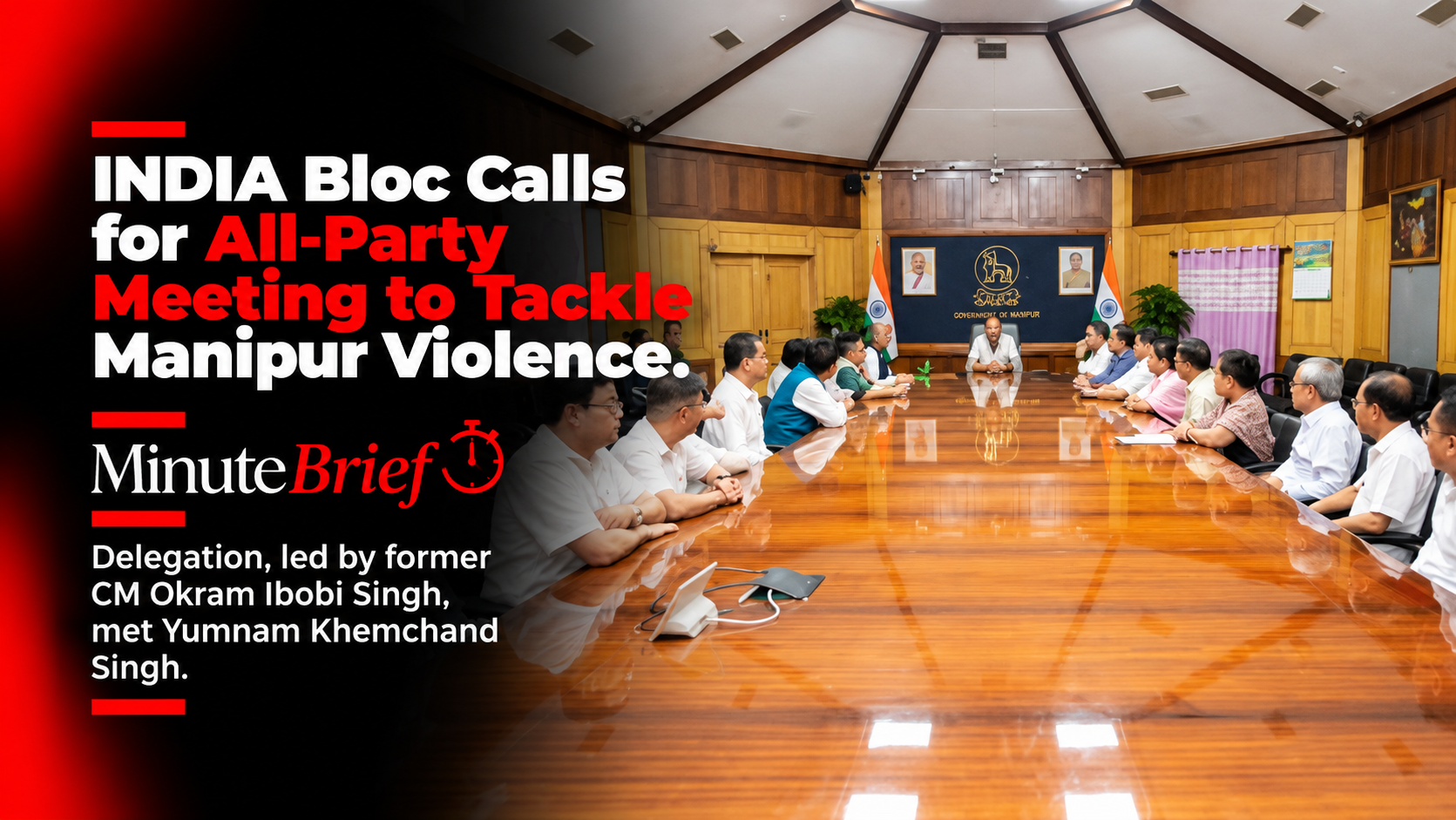 INDIA bloc calls for all-party meeting to tackle Manipur violence