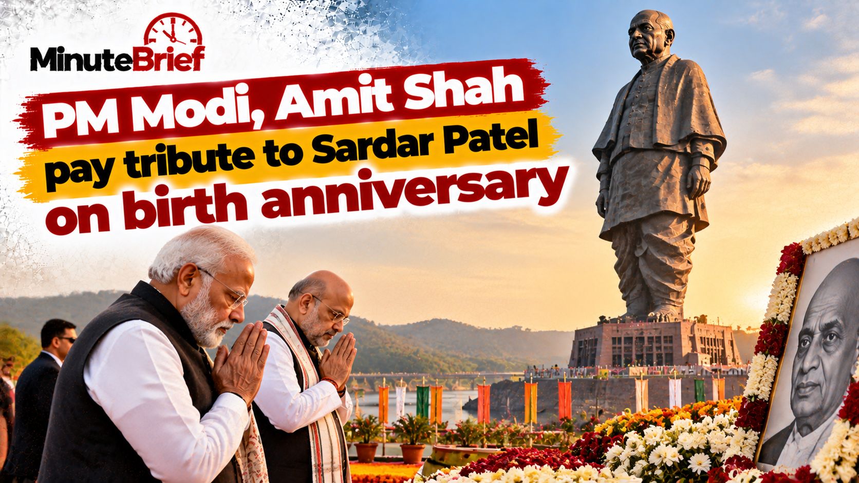 PM Modi, Amit Shah pay tribute to Sardar Patel on birth anniversary
