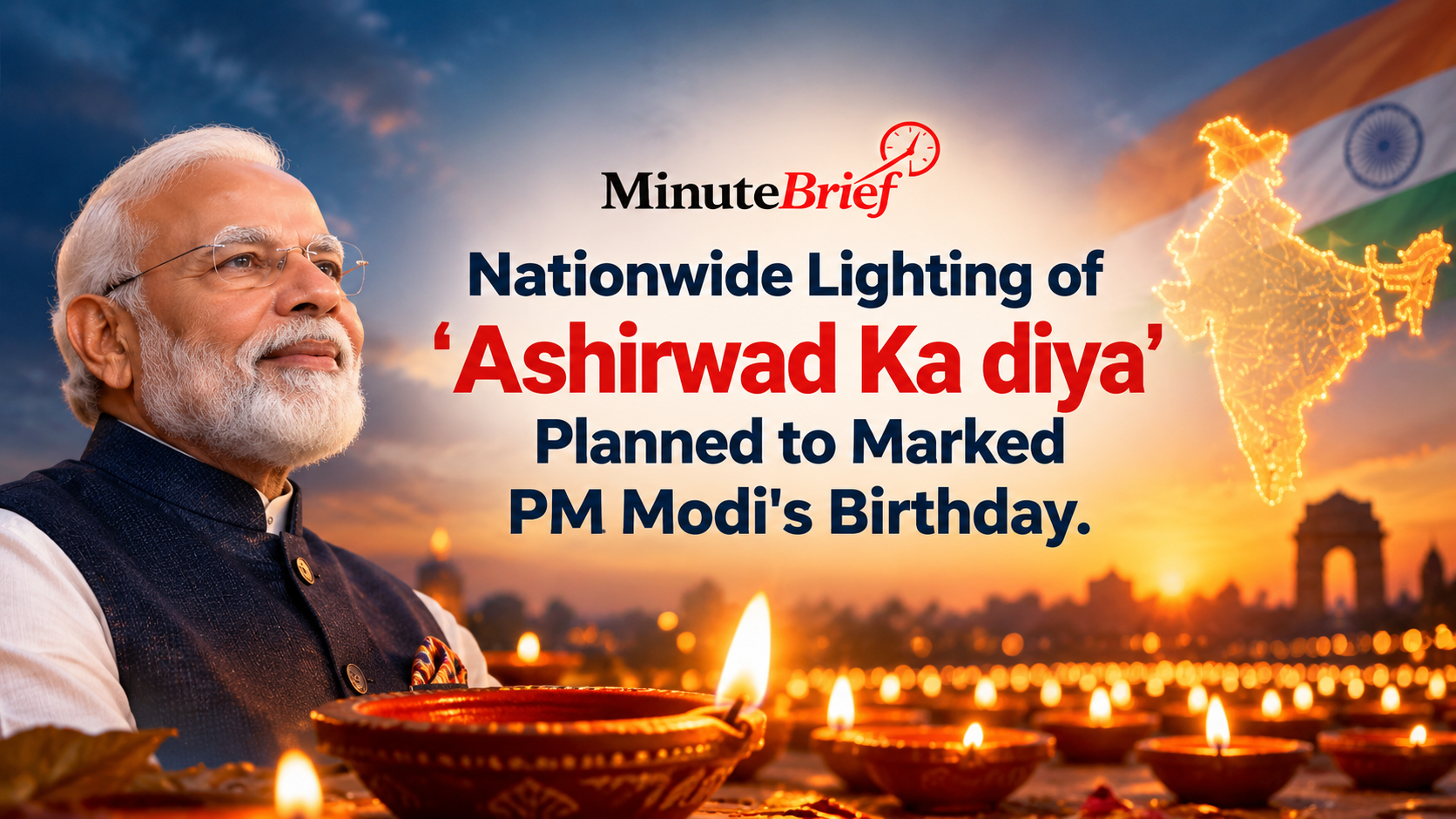 BJP Calls for Nationwide Lighting of "Aashirwad ka Diya" to Celebrate Modi’s Birthday and Foster Unity
