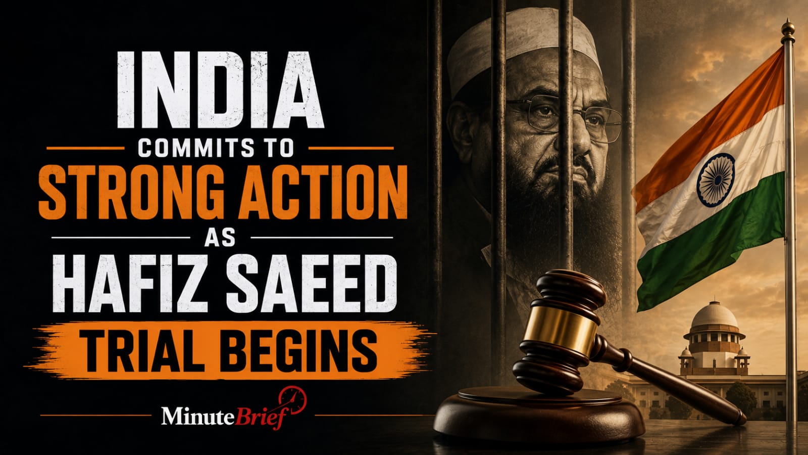 India Commits to Strong Action as Hafiz Saeed Trial Begins