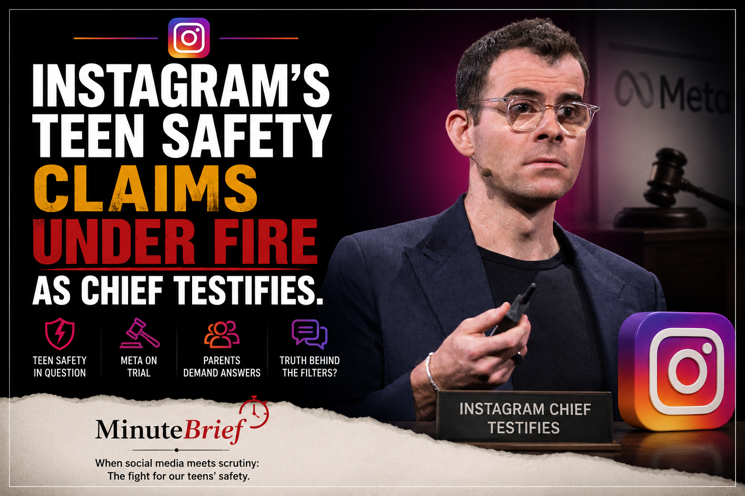 Big Tech on Trial: Instagram Chief Grilled over Teen Safety Failures