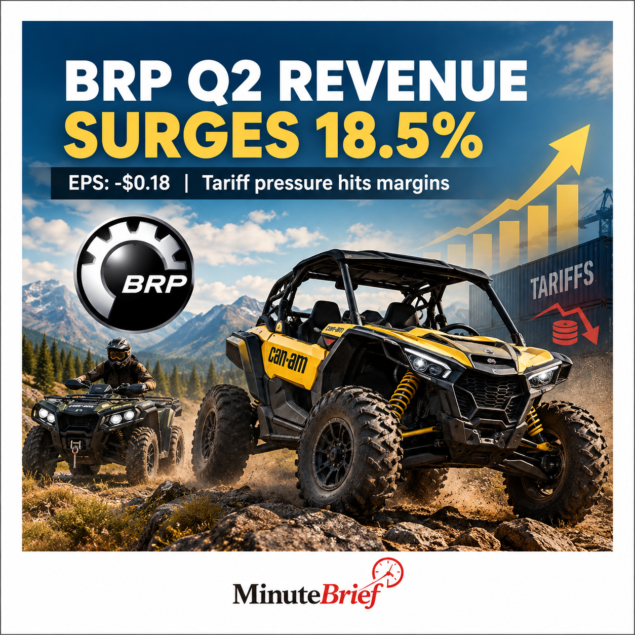 BRP reports quarterly loss but raises full-year outlook