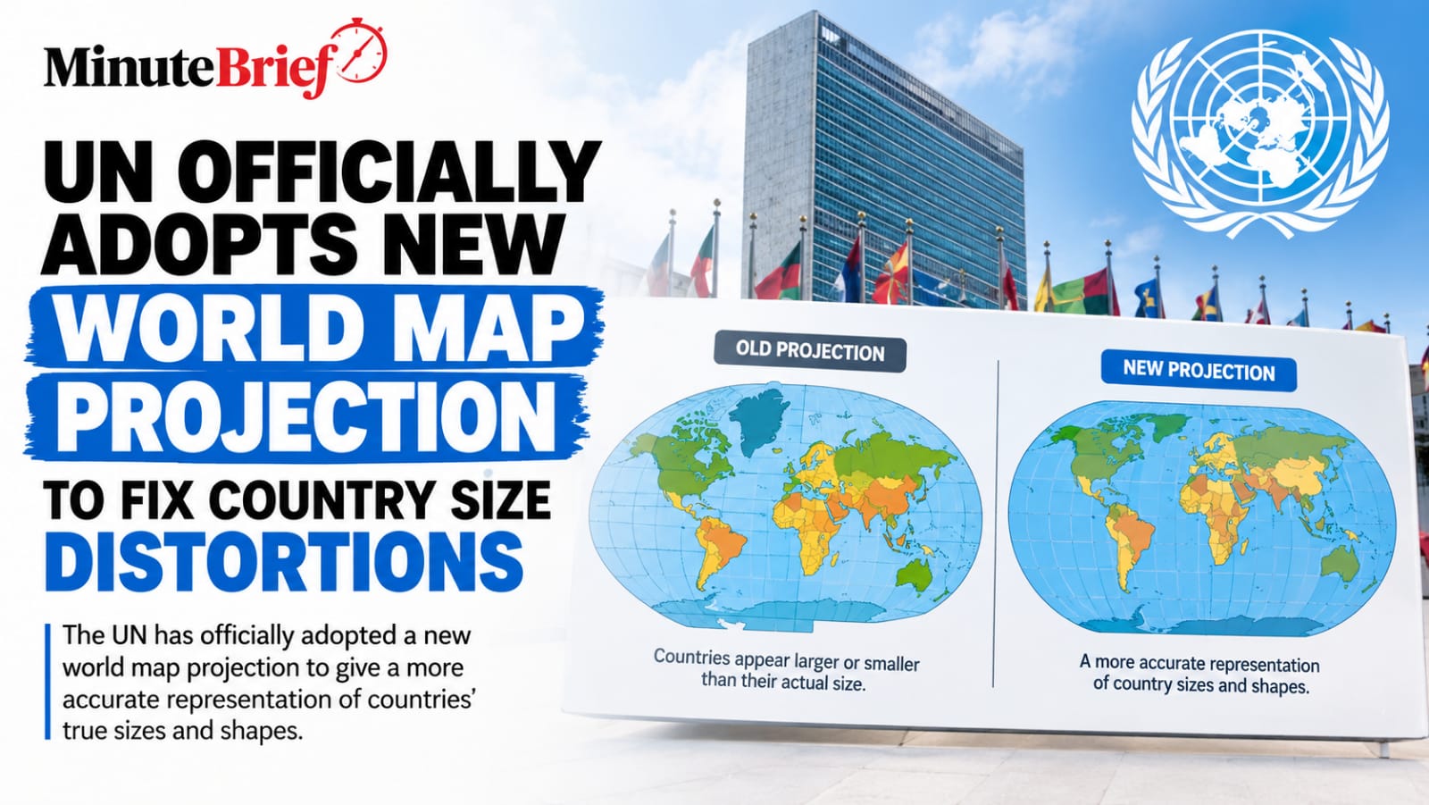 The World Map Is Changing: UN Adopts New Projection for Accurate Country Sizes