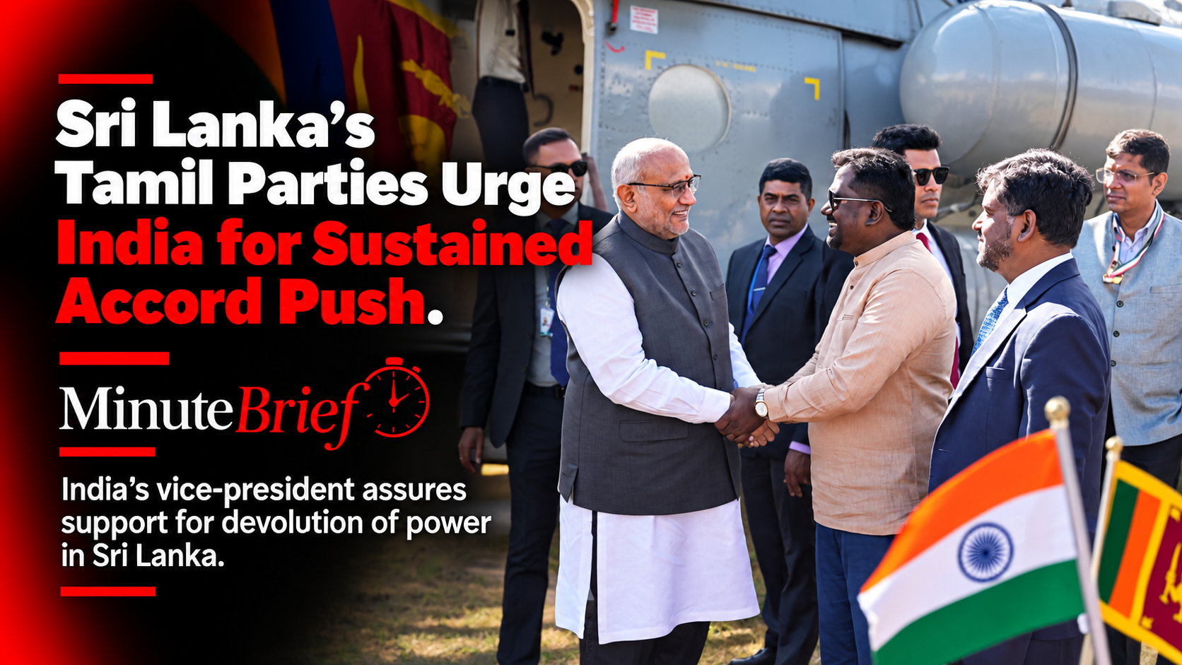 Sri Lanka's Tamil parties urge India for sustained Accord push