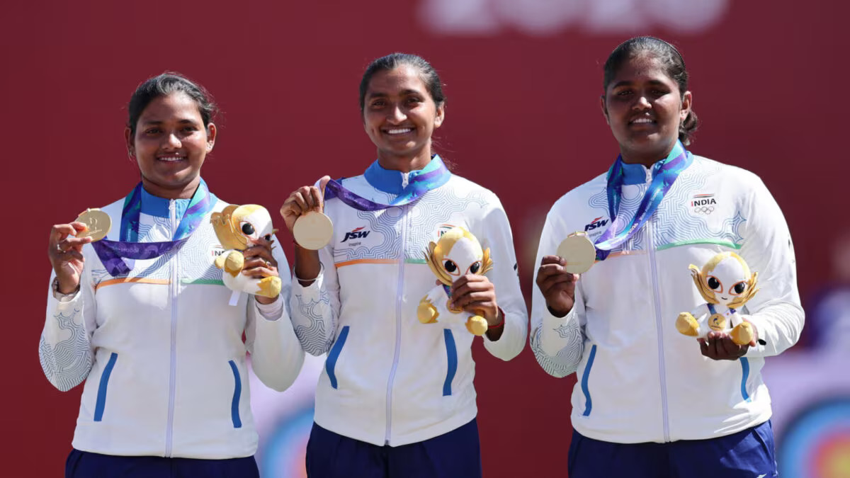 Historic Gold for India: Women’s Recurve Archery Trio Triumphs at the 2026 Asian Games