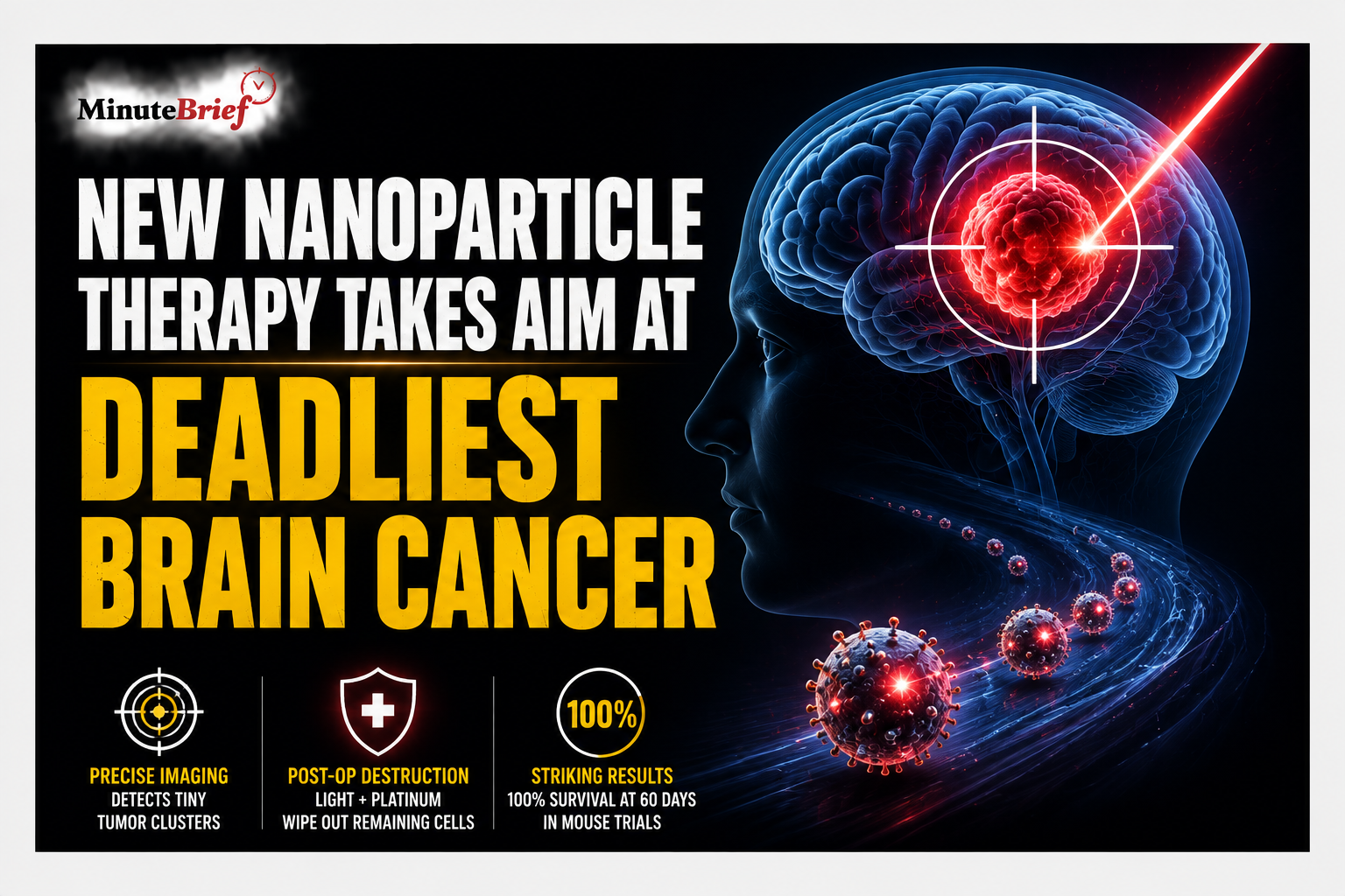 New Nanoparticle Therapy Takes Aim At Deadliest Brain Cancer