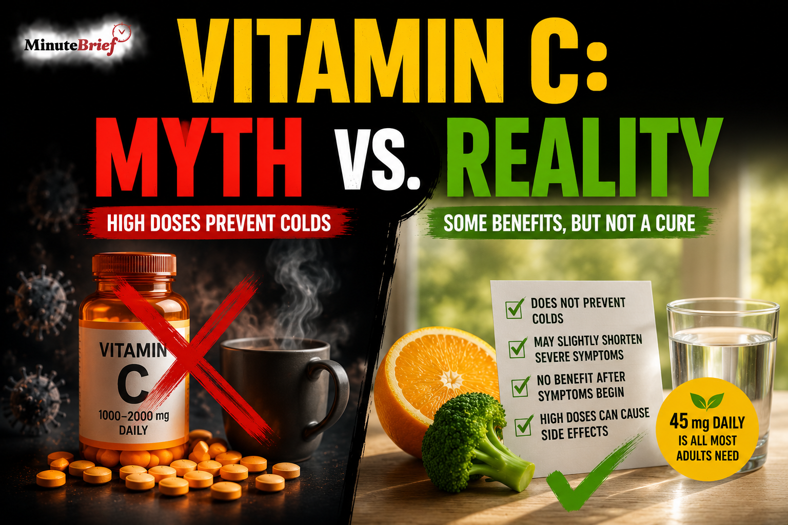 Vitamin C: Myth vs. Reality