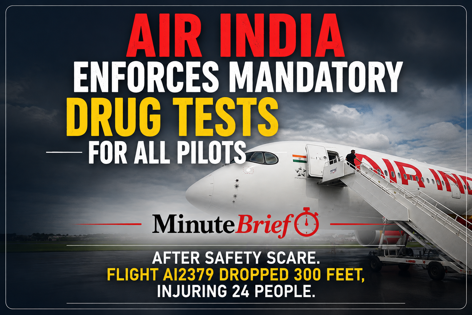 Air India enforces mandatory drug tests for all pilots after safety scare