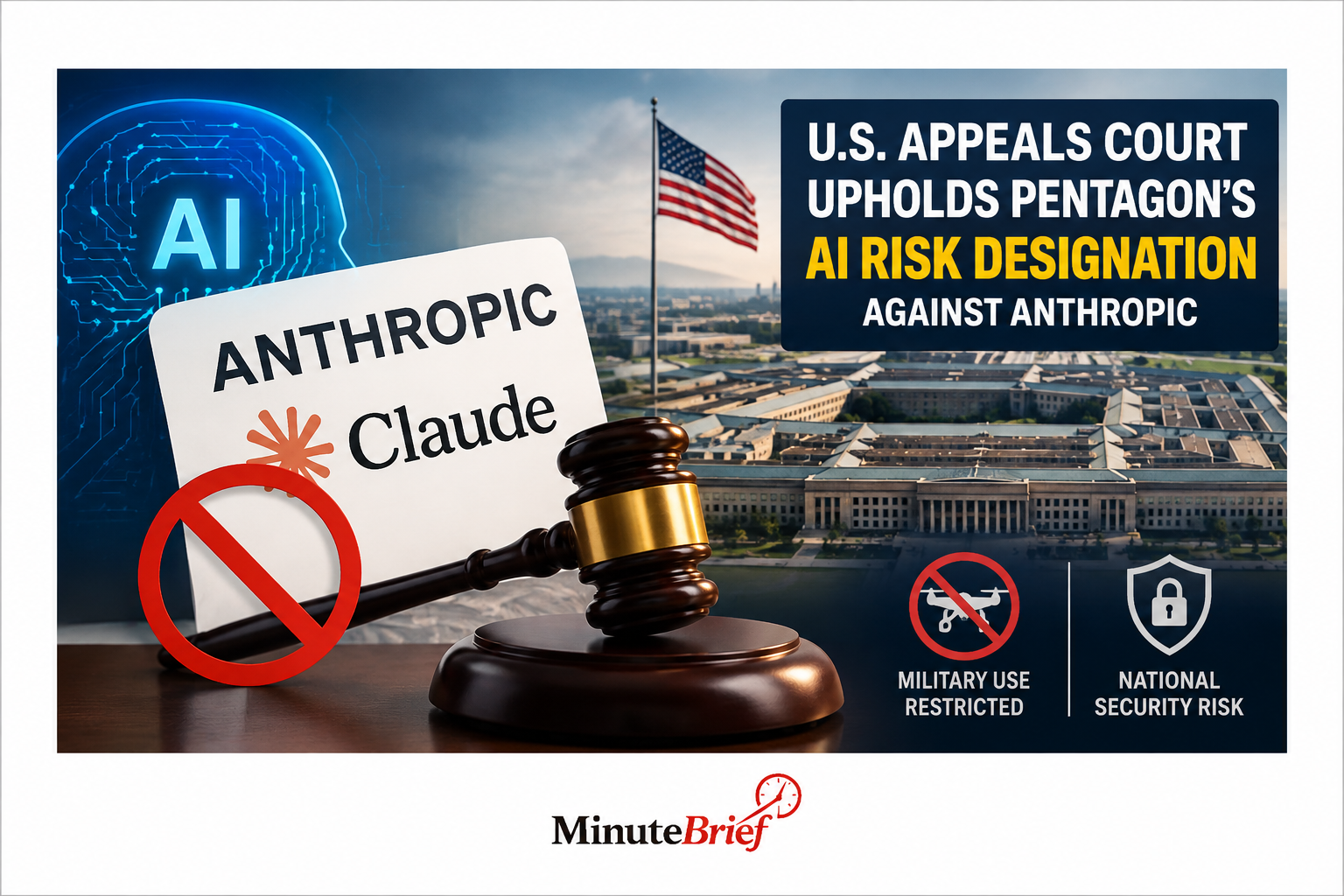US appeals court upholds Pentagon's Anthropic supply chain risk label
