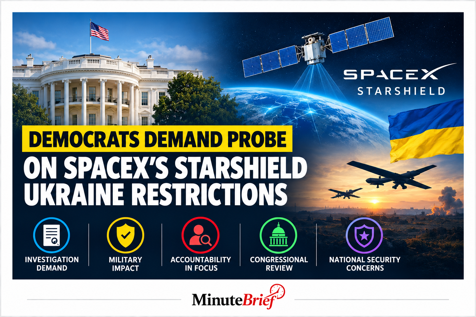 Silicon Valley Democrats Demand Probe Into Starlink Restrictions in Ukraine