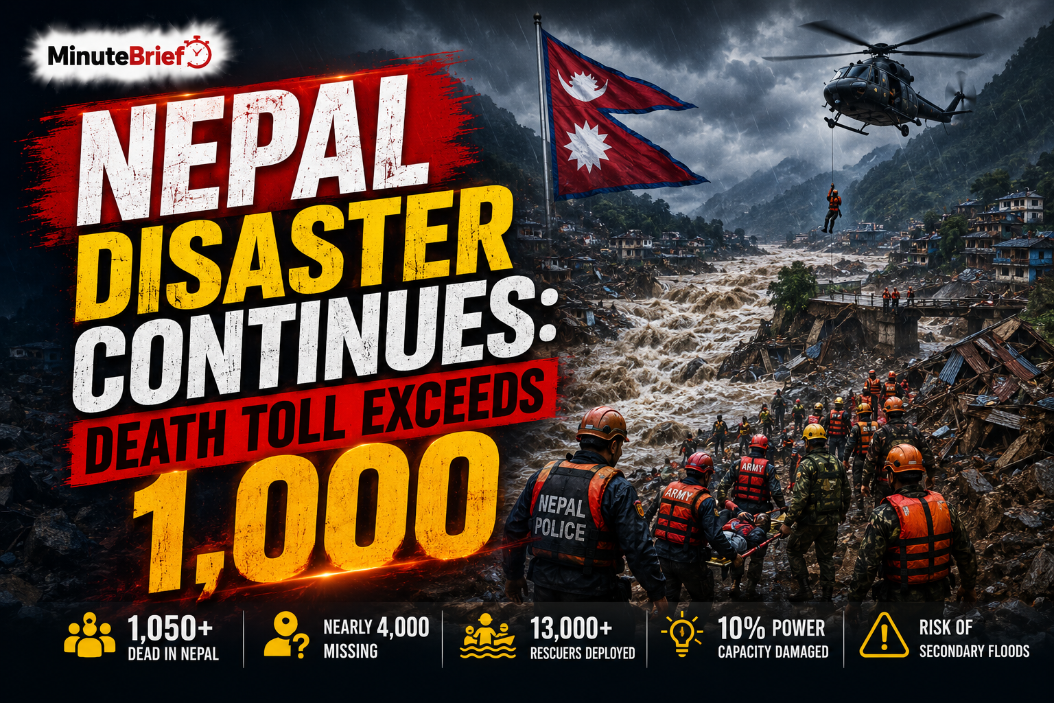 Nepal Disaster Continues: Death Toll Exceeds 1,000