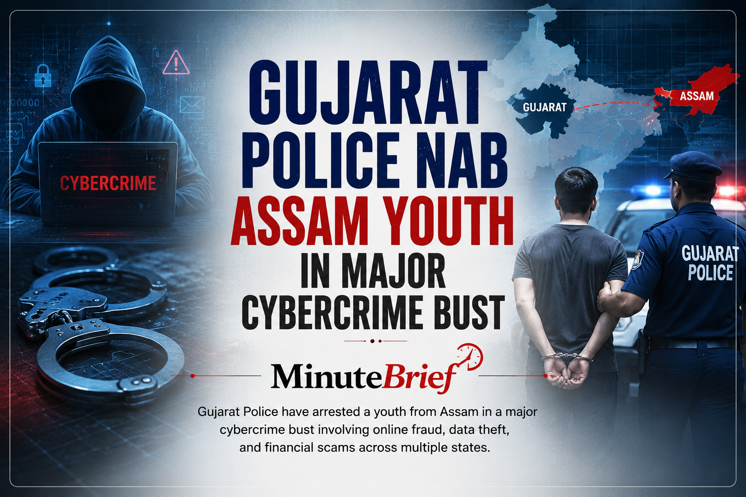 Digital Fraud Worth ₹1,071 Crore Investigated; Assam Man Caught in Gujarat for Fund Conversion to Cryptocurrency