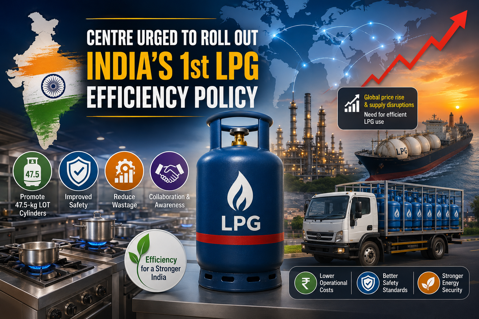 India Urged to Implement First LPG Efficiency Policy Amid US-Iran Conflict