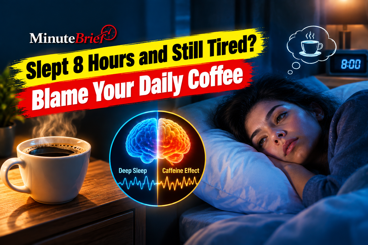 Slept 8 Hours and Still Tired? Blame Your Daily Coffee