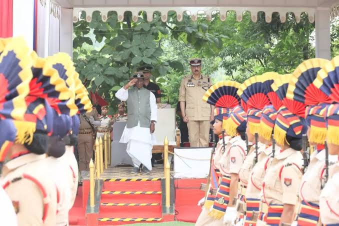 Assam Governor Honors Five Senior IPS Officers with President's Medal on 75th Assam Police Day