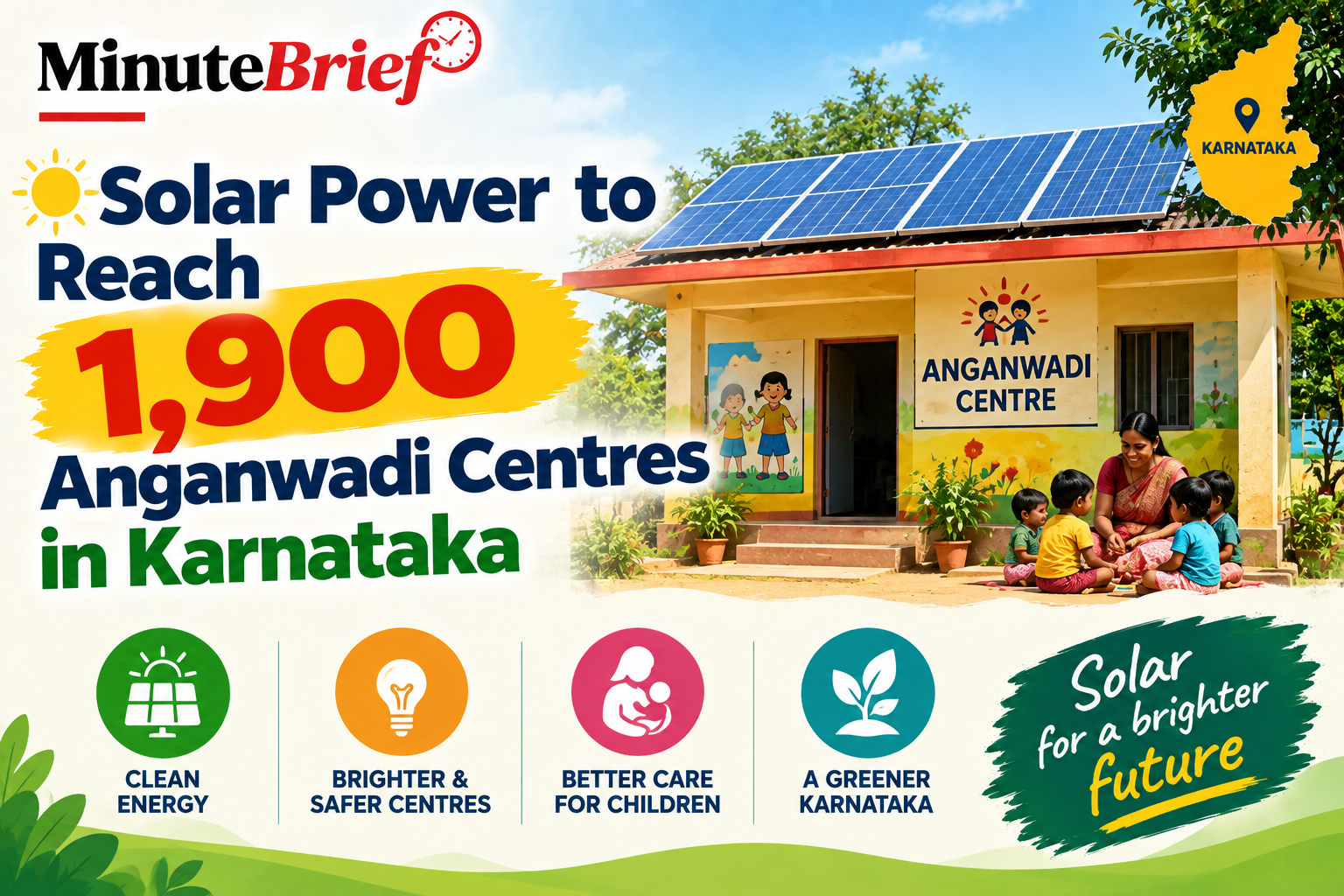Solar power to reach 1,900 anganwadi centres in Karnataka