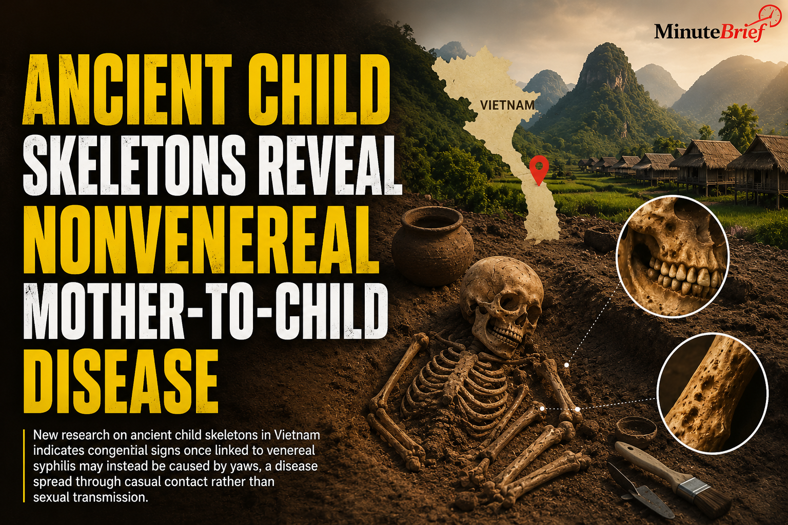 Ancient Child Skeletons Reveal Nonvenereal Mother-to-Child Disease