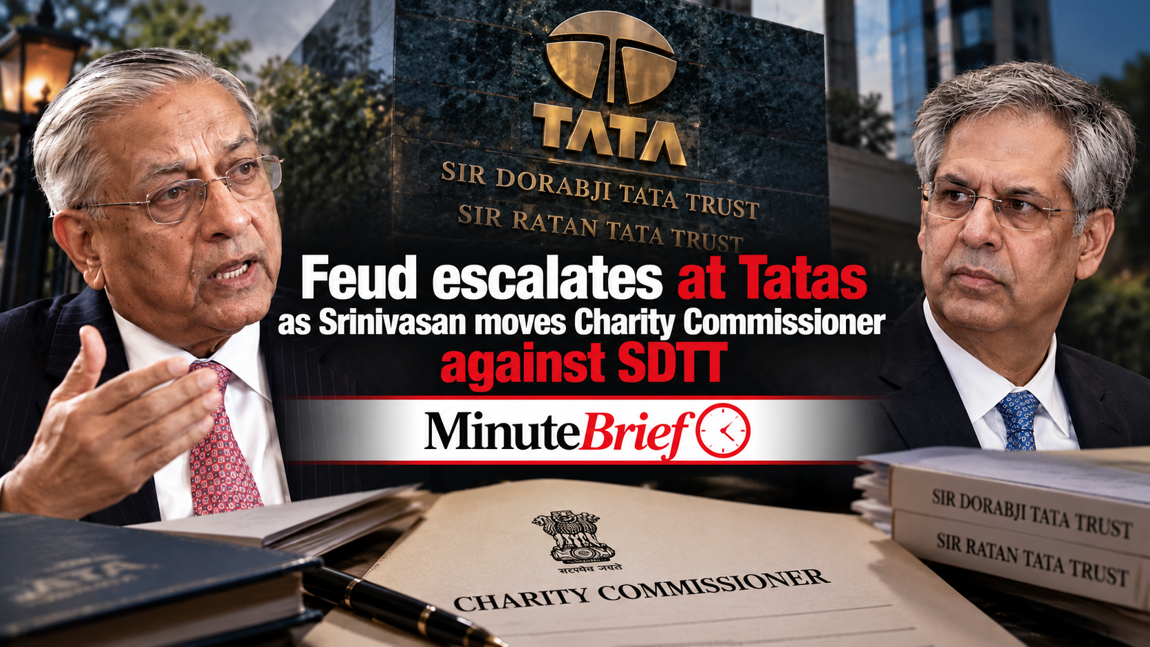 Feud escalates at Tatas as Srinivasan moves Charity Commissioner against SDTT