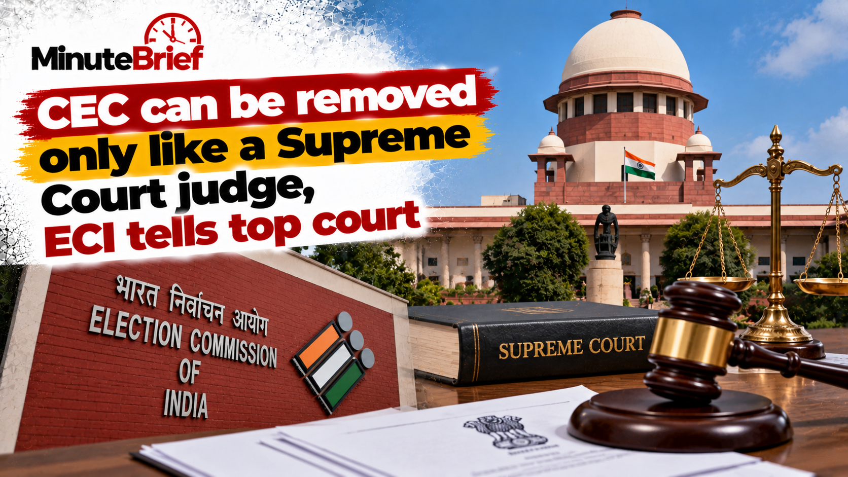 CEC can be removed only like a Supreme Court judge, ECI tells top court