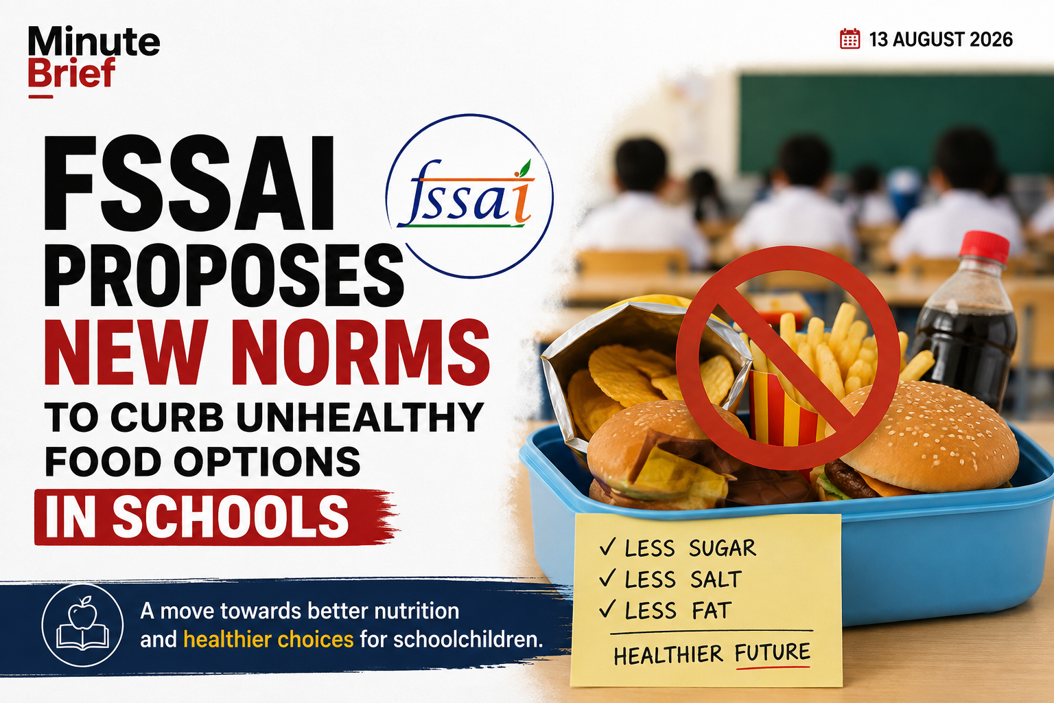 New FSSAI rules aim to curb unhealthy food options in schools