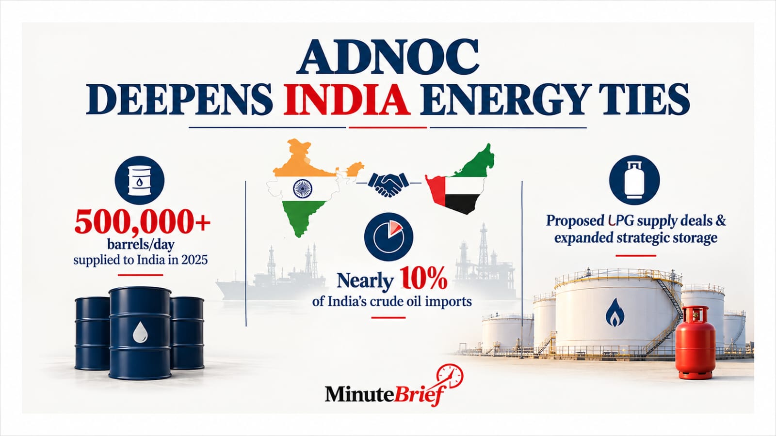 ADNOC Open to Long-term LPG Deals with India, Values Market