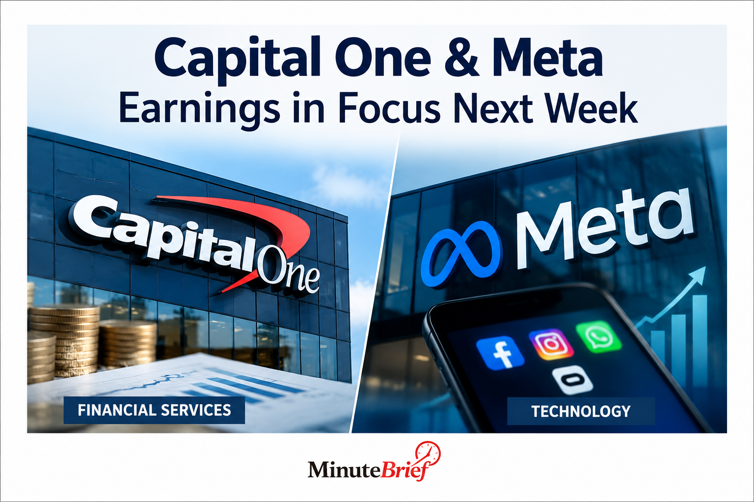 Capital One and Meta earnings report expectations for next week