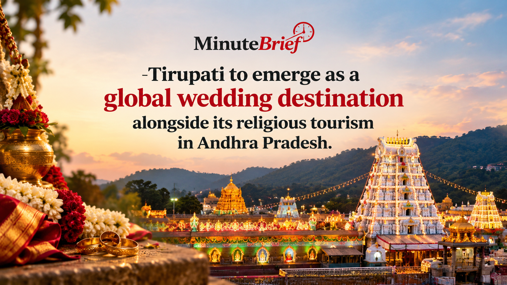Tirupati Set to Expand Tourism Appeal with Plans to Become an International Wedding Hub