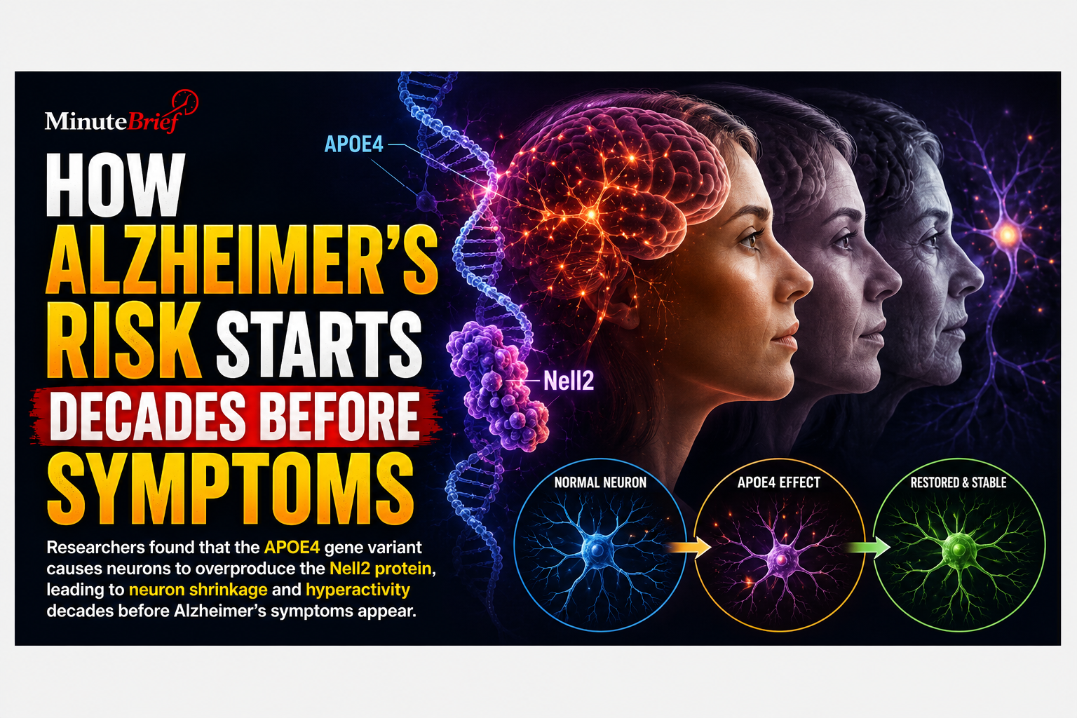 How Alzheimer’s Risk Starts Decades Before Symptoms