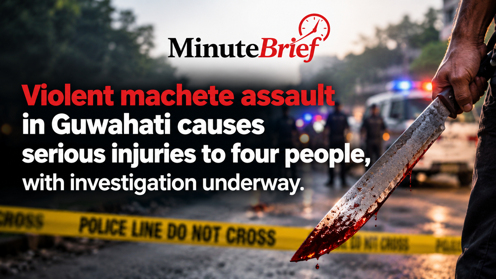 Machete Attack in Guwahati Leaves One Critically Injured and Three Others Wounded