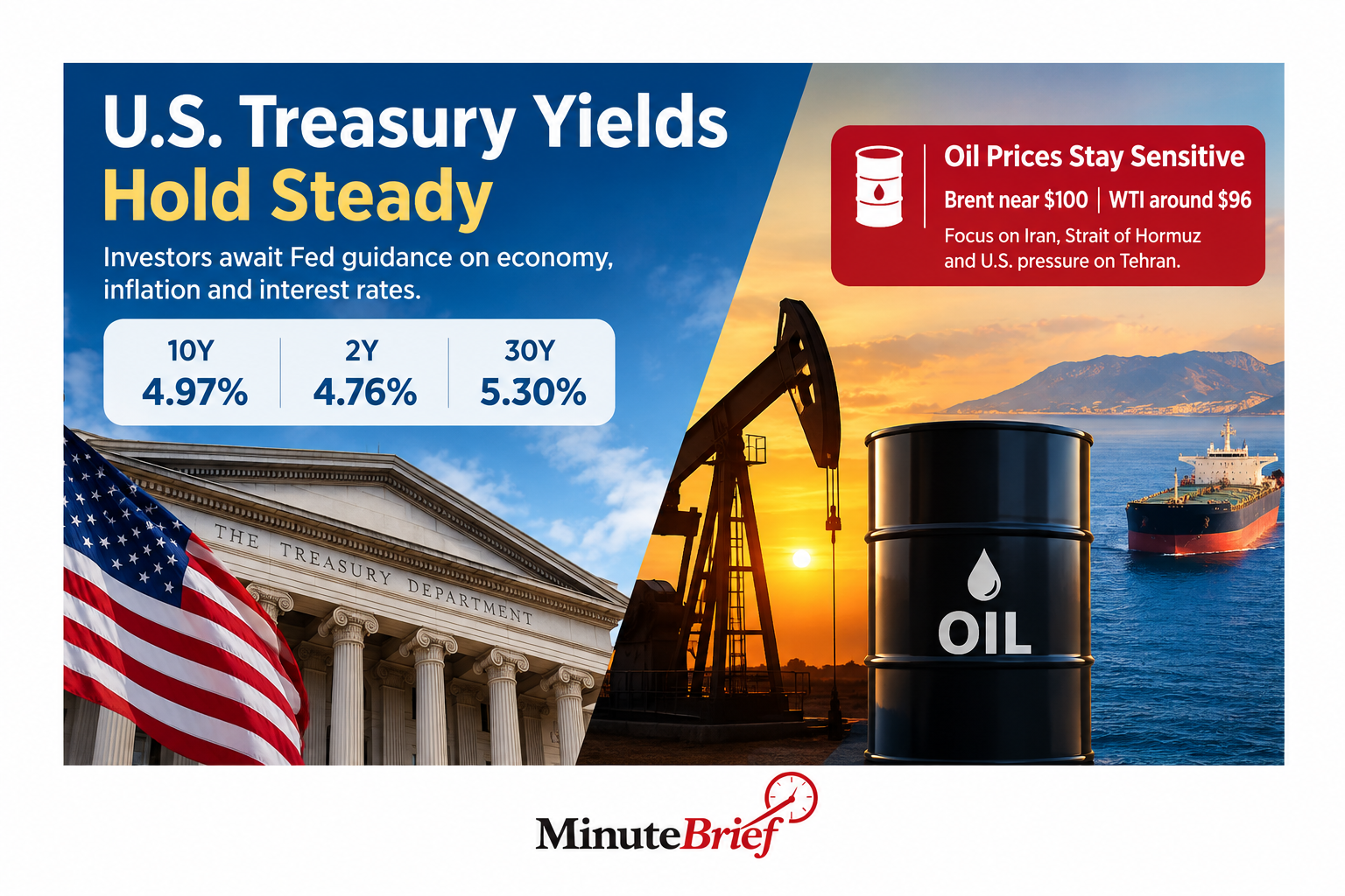 Treasury Yields Remain Steady Ahead of Fed Remarks