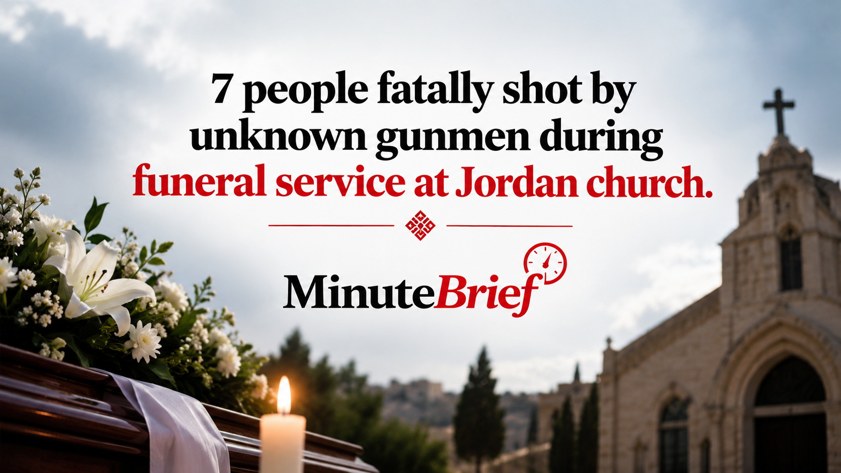 Deadly Attack at Jordan Church Funeral Leaves 7 Dead and Many Injured, Investigation Underway