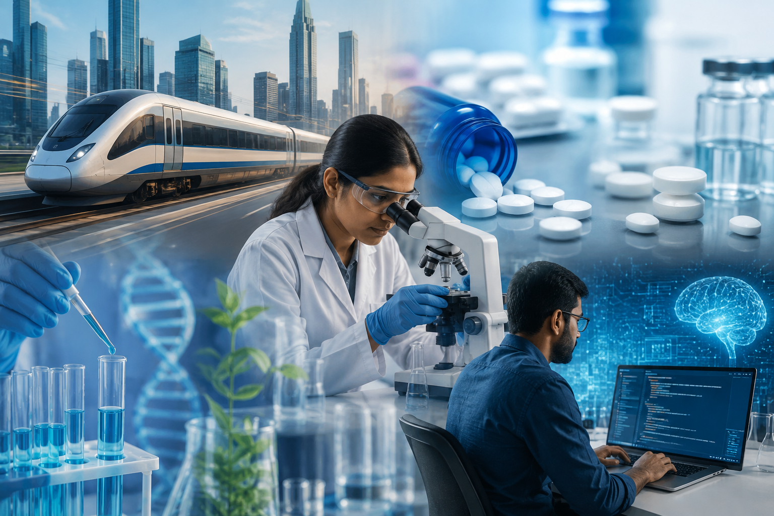 R&D in India Shifts Towards Transport, Pharma, and Biotechnology Firms