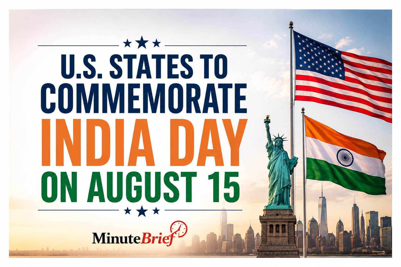 India Day Celebrated by Multiple US States Ahead of 80th Independence Anniversary