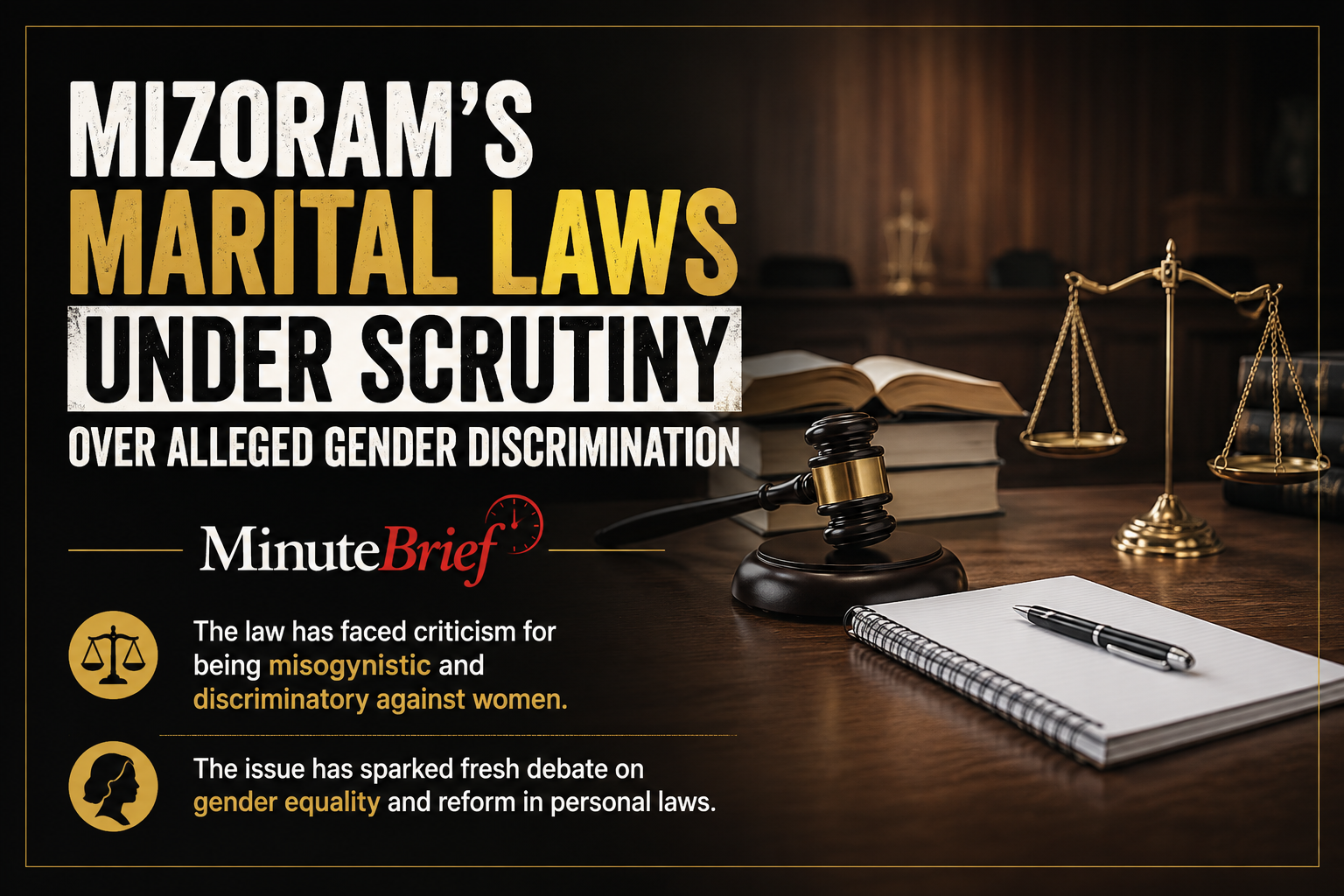 Mizoram's Marital Laws Under Scrutiny Over Alleged Gender Discrimination