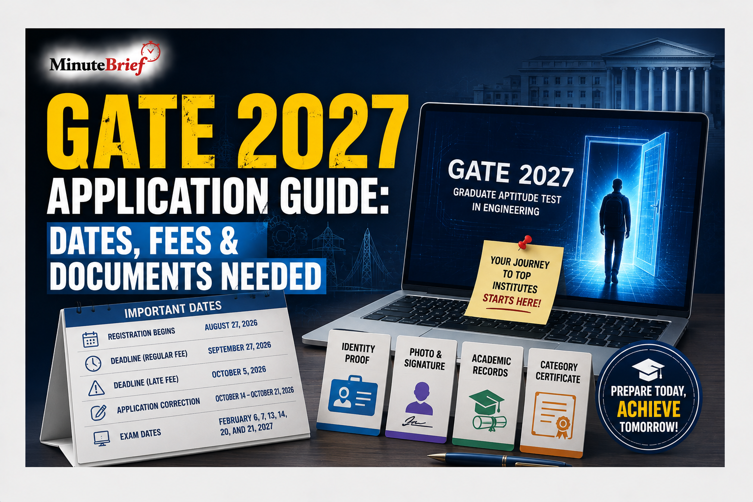 GATE 2027 Application Guide: Dates, Fees & Documents Needed