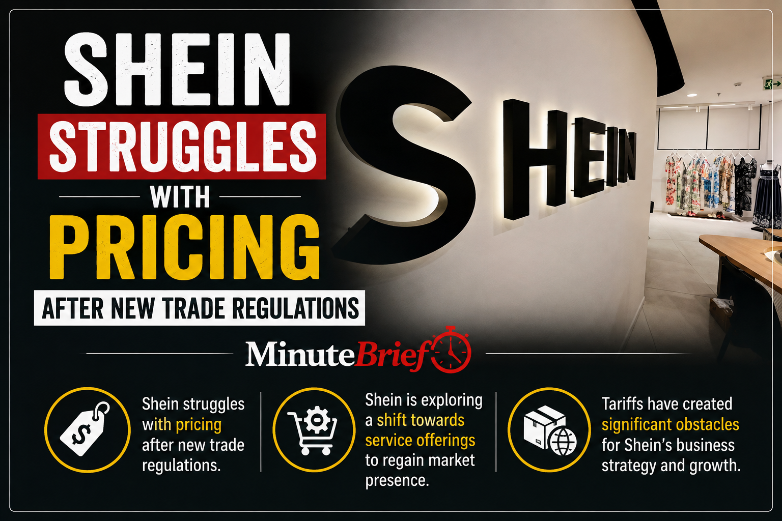 Shein Struggles with Pricing After New Trade Regulations